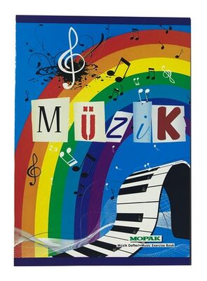 Mopak A4 Karton Kapak  Müzik  Defteri, 40 Yaprak - 3