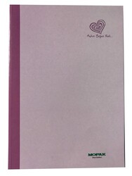 Mopak A4 Karton Kapak Defter, Kareli, 72 Yaprak M:2