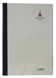 Mopak A4 Karton Kapak Defter, Kareli, 72 Yaprak M:3