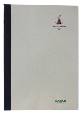 Mopak A4 Karton Kapak Defter, Kareli, 72 Yaprak - 3