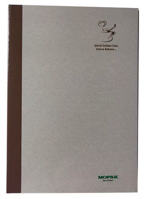 Mopak A4 Karton Kapak Defter, Kareli, 72 Yaprak - 4