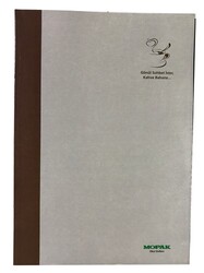 Mopak A4 Karton Kapak Defter, Kareli ,96 Yaprak M:10