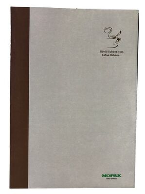 Mopak A4 Karton Kapak Defter, Kareli ,96 Yaprak - 10