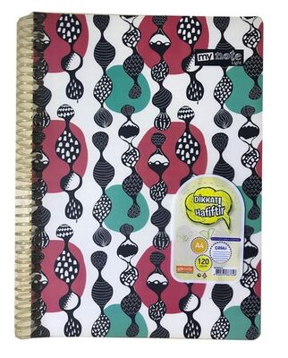 Mynote Hafif Yaprak Metod Defter Spiralli PP Kapak Çizgili 120 Yaprak - 3