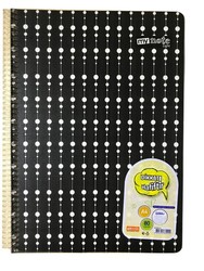 Mynote Hafif Yaprak Metod Defter Spiralli PP Kapak Çizgili 80 Yaprak M:1