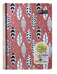 Mynote Hafif Yaprak Metod Defter Spiralli PP Kapak Kareli 80 Yaprak