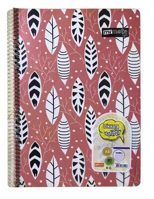 Mynote Hafif Yaprak Metod Defter Spiralli PP Kapak Kareli 80 Yaprak - 8