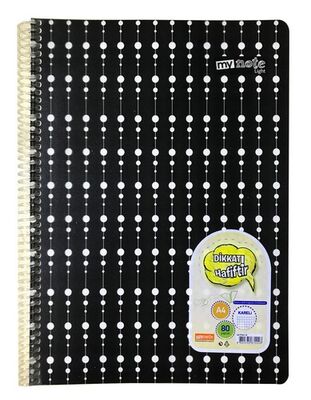 Mynote Hafif Yaprak Metod Defter Spiralli PP Kapak Kareli 80 Yaprak - 2