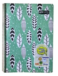 Mynote Hafif Yaprak Metod Defter Spiralli PP Kapak Kareli 80 Yaprak M:4