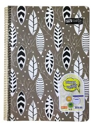 Mynote Hafif Yaprak Metod Defter Spiralli PP Kapak Kareli 80 Yaprak M:5