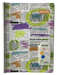 Mynote Metod Defter Spiralli PP Kapak Kareli 40 Yaprak M:2