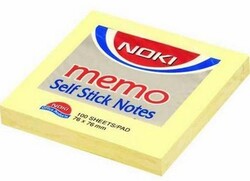 Noki  Yapışkanlı Not Kağıdı 75x75 mm 100 Yaprak