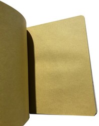 Notelook Araba ile Seyehat 13X18 cm PP Kapak Kraft Yaprak Defter Düz 120 Yaprak - 2