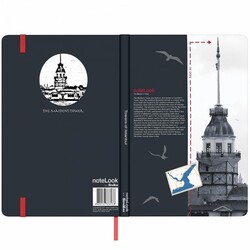 Notelook Defter A5 İstanbul Kuleler Kız Kulesi , Çizgisiz 100 Yaprak - 3