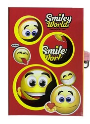 Onas Smiley World Kutulu Kilitli Hatıra Defteri