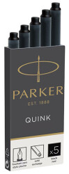 Parker Dolma Kalem Kartuşu 1950382 Siyah 5'li