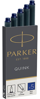 Parker Dolma Kalem Kartuşu 1950384 Mavi 5'li - 1