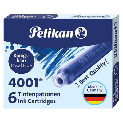Pelikan Dolma Kalem Kartuşu 4001 Mavi 6'lı - 1