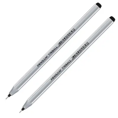 Pensan Triball Tükenmez Kalem, 1 mm, Siyah - 1