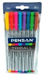 Pensan Trİball Tükenmez Kalem 8 Renk