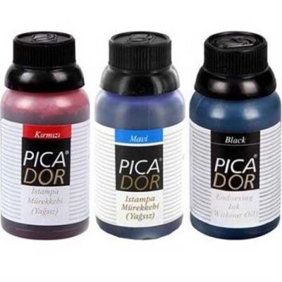 Picador Istampa Mürekkebi, 30 cc Siyah - 1
