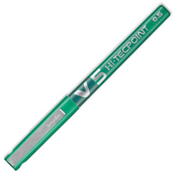 Pilot V5 İğne Uçlu Roller Kalem, Yeşil