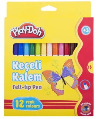 Play-Doh Keçeli Boya Kalem Seti 12 Renk - 1