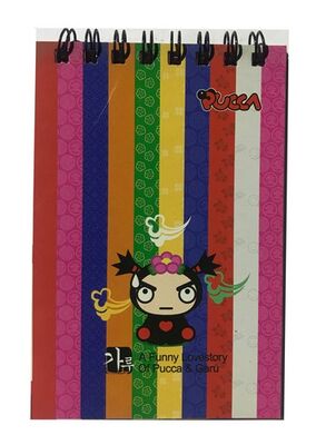 Pucca A7 Karton Kapak Spiralli Cep Bloknot ,Çizgili, 40 Yaprak - 4