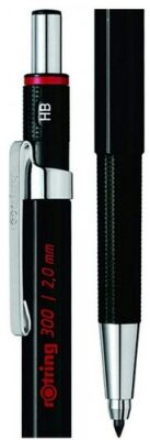 Rotring 300 Mekanik Kurşun Kalem, Siyah 2.0 mm - 3