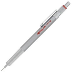 Rotring 600 Mekanik Kurşun Kalem, Krom 0.7 mm