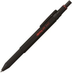 Rotring 600 MultiPen Üç Fonksiyonlu Kalem, Siyah