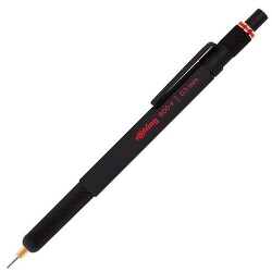 Rotring 800+ Mekanik Kurşun İki Fonksiyonlu Kalem, Siyah 0.5 mm