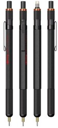 Rotring 800+ Mekanik Kurşun İki Fonksiyonlu Kalem, Siyah 0.5 mm - 2