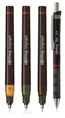 Rotring 800 Mekanik Kurşun Kalem, Krom 0.7 mm - 3