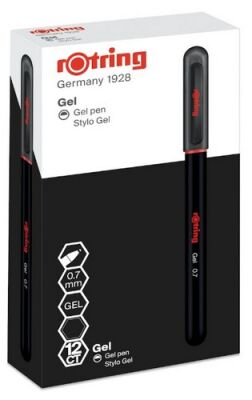 Rotring Jel Mürekkepli Kalem, Siyah 0.7 mm - 2