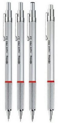 Rotring Rapid Pro Tükenmez Kalem, Tekli Kutu Krom  - 5