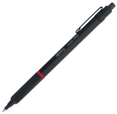 Rotring Rapid Pro Tükenmez Kalem, Tekli Kutu Siyah  - 1
