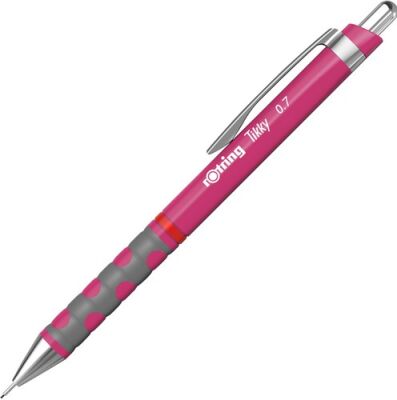 Rotring Tikky Mekanik Kurşun Kalem, Ahududu Pembe 0.7 mm - 1