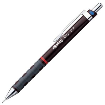 Rotring Tikky Mekanik Kurşun Kalem, Bordo 0.7 mm - 1