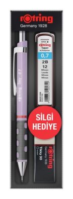Rotring Tikky Versatil+Min+Silgi Okul Seti, Lila 0.7 mm - 1