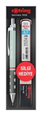 Rotring Tikky Versatil+Min+Silgi Okul Seti, Opal Mavi 0.7 mm - 1