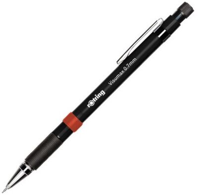 Rotring Visumax Mekanik Kurşun Kalem, Siyah 0.7 mm - 1