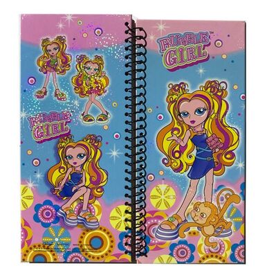 Rubble Girl 9,5x21 cm Sert Kapak Spiralli Not Defteri, 72 Yaprak - 2