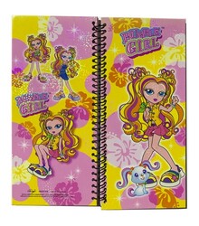 Rubble Girl 9,5x21 cm Sert Kapak Spiralli Not Defteri, 72 Yaprak - 4