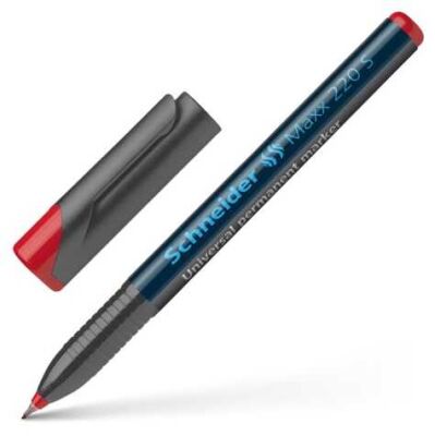Schneider Maxx 220 S Asetat Kalemi, Kırmızı  0.4 mm - 1