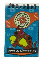 Scooby Doo A7 Karton Kapak Spiralli Cep Bloknot ,Çizgili, 40 Yaprak - 2