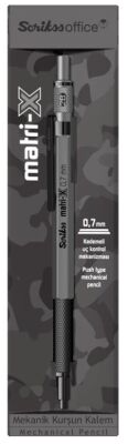 Scrikss Matri-X Mekanik Kurşun Kalem, Gri 0.7 mm - 2