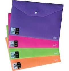 Sensho Neon Çıtçıtlı Dosya A5