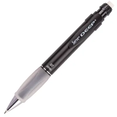 Serve Deep Mekanik Kurşun Kalem, Metalik Siyah 0.7 mm - 1
