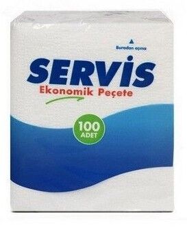 Servis Ekonomik Peçete 22x26,5 cm 100'lü Paket - 1